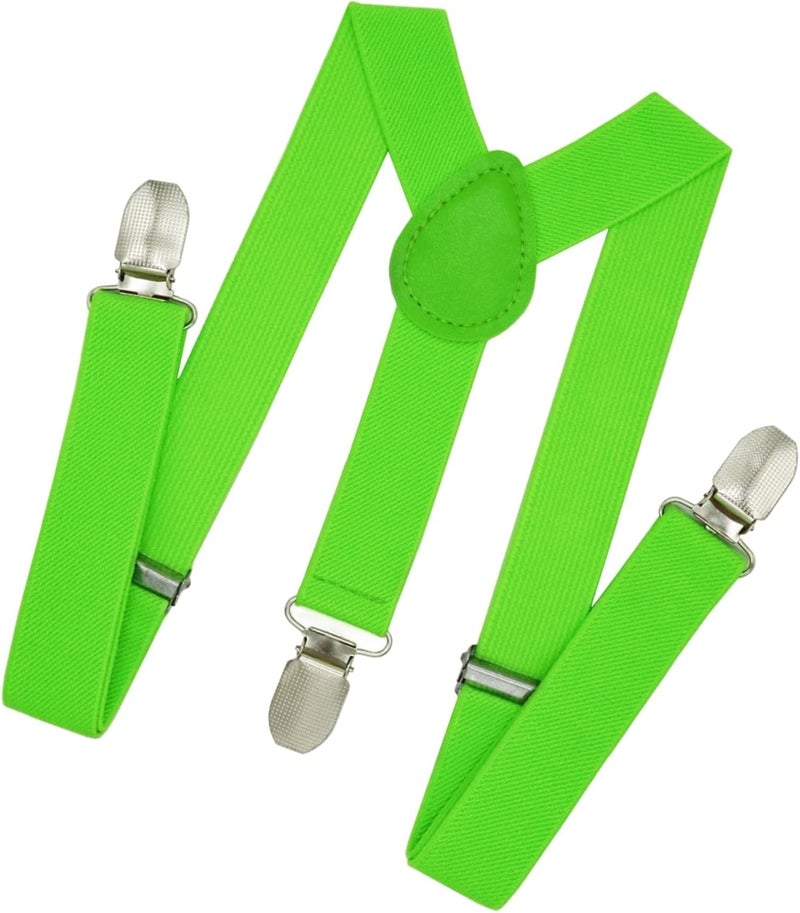 NumRealm Store Child Kids Suspenders Adjustable Y-Shape Elastic Braces with Non-Slip Silicone Pads Suitable for Boys Girls Toddler - Image 1